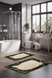 Mijölnir Juego de alfombrillas de baño CT-5339 Multicolor